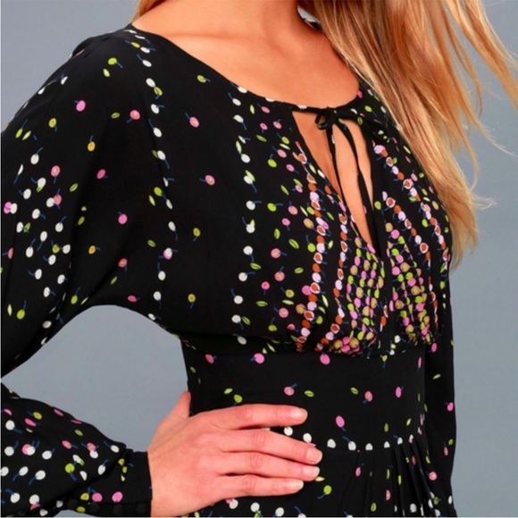 NWT free People Black Dress - Picture 3 of 6